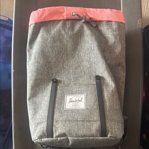 Herschel Supply Company Gray and Red Backpack Classic Design